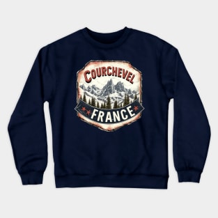 Courchevel France Crewneck Sweatshirt